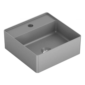 Cuba-de-Apoio-Quadrada-Cinza-Matte-35x35cm-Platinum-P4----Incepa