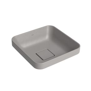 Cuba de Sobrepor Quadrado de 40cm L.21040.85 Soft Antracite Deca