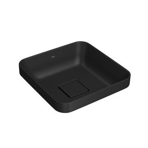 Cuba de Sobrepor Quadrado de 30cm L.21030.94 Ébano Fosco Deca