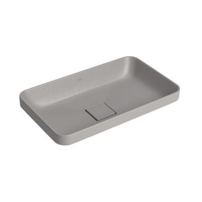 Cuba de Sobrepor Retangular de 50cm L.23050.85 Soft Antracite Deca