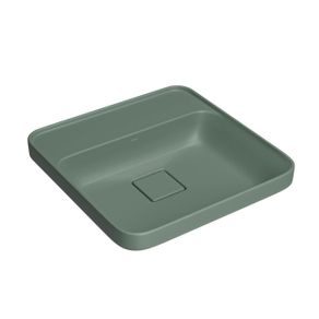 Cuba de Sobrepor Quadrada com Mesa de 40cm L.21040.M.49 Sálvia Deca