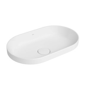 Cuba de Sobrepor Oval de 50cm L.24050.17 Branco Deca