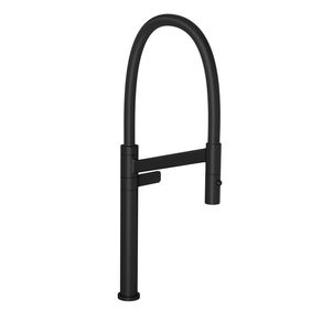 Torneira para Cozinha de Mesa com Bica Alta  Colore Ref. 1189.BL.MT.PT Black Matte Deca