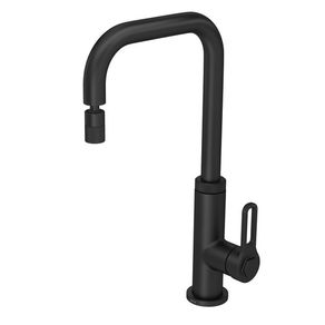Misturador Monocomando para Cozinha de Mesa com Bica Móvel Urban Ref.2270.BL.IND.MT Black Matte Deca