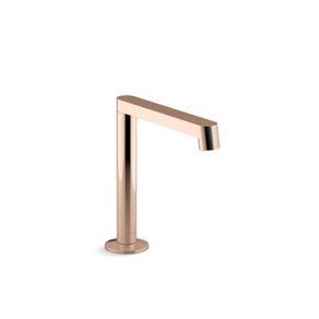 Bica para Lavatório de Mesa Row Compon Ref. 77969BR-RGD Rose Gold Kohler