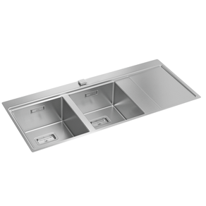 Cuba-Dupla-para-Cozinha-Wish-116-Ref.-CC.660.116.DUO.INX-Inox-Deca