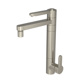 Misturador Monocomando com Filtro para Cozinha de Mesa Twin Click Ref. 2240.INX.CLICK Inox Deca