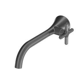 Torneira para Lavatório de Parede 230 Liss 00922270 Grafite Escovado Docol