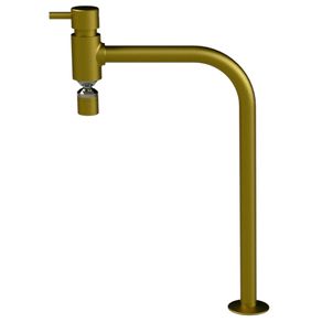 Torneira para Cozinha de Mesa com Bica Alta 90 Bello Ref.5191555 Ouro Fosco Romar