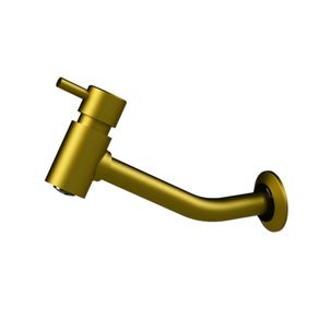 Torneira para Lavatório de Parede Longa Bello Ref. 5178555 Ouro Fosco Romar