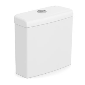 Caixa Acoplada com Duplo Acionamento para Bacia Slim Branco Celite