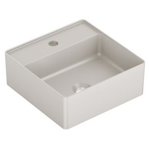 Cuba de Apoio com Mesa de 35x35cm Platinum Beige Incepa