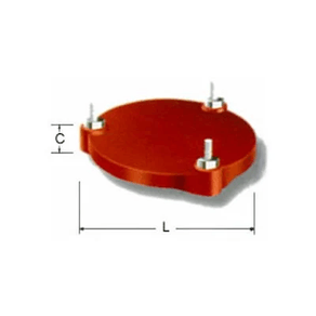 Placa Cega HL Ferro Fundido