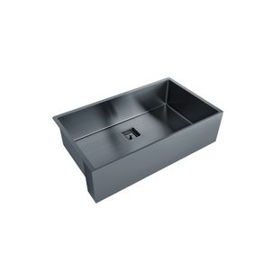 Cuba de 740x430x200 Farm Sink Ref. 90620 Black Matte Debacco