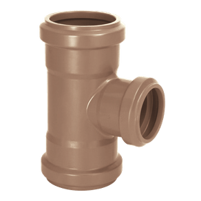 Te de Redução PBA sem Anel Amanco Wavin