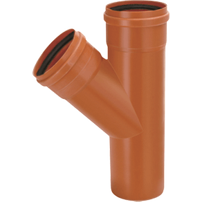 Junção Simples 45° Coletor Amanco Wavin