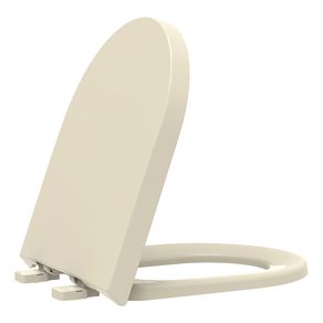 Assento Termofixo com Soft Close para Bacia Carrara/Duna Creme Tupan