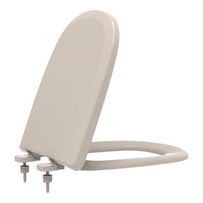 Assento Sanitário em Polipropileno com Soft Close para Bacia Etna Palha Tupan