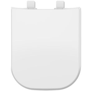 Assento Sanitário em Polipropileno com Soft Close para Bacia Quadra/Lorenlike Branco Tupan