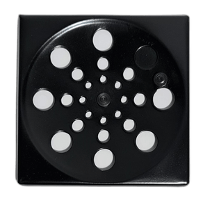 Grelha Quadrada em Inox sem Caixilho de 150mm Ref. 8049 Black Clarinox