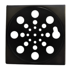 Grelha Quadrada em Inox sem Caixilho de 150mm Ref. 8124 Black Clarinox