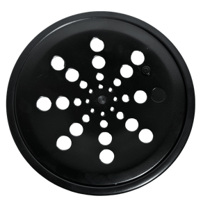 Grelha Redonda em Inox com Caixilho de 150mm Ref. 8094 Black Clarinox