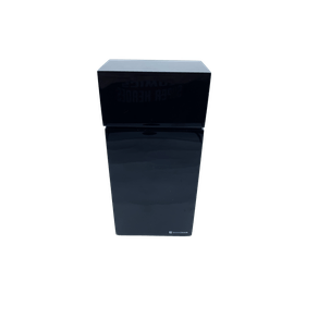 Porta Escovas com Tampa Box de 7x11x21cm Preto Banhomais