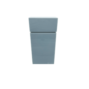 Porta Escovas com Tampa Box de 7x11x21cm Branco Banhomais