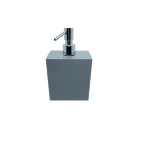 Porta Sabão Líquido Box de 7x11x18,5cm Cinza Claro Banhomais