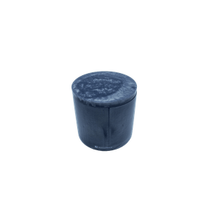 Porta Algodão Tube Cinza Claro Banhomais