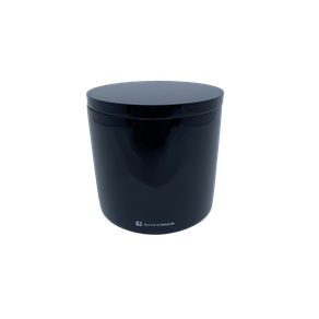 Porta Algodão Tube Preto Banhomais