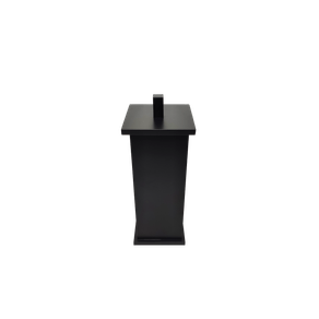 Porta Escova Quadrado Ref. 8200PF Black Matte Rogeart