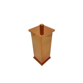 Porta Escova Quadrado Ref. 8200RG Red Gold Rogeart