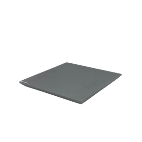 Bandeja de 28x12cm Slim Cristal Cinza Claro Resimetal