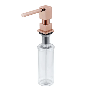 Dosador-de-Detergente-Liquido-Quadrado-de-350ml-Ref.-00141-Rose-Gold-Debacco