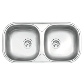 Cuba Dupla de 78x40cm Isis 34 BS Ref. 94032102 Inox Acetinado Tramontina