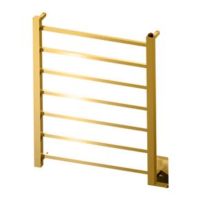 Toalheiro Térmico Grande com Fio Oculto Quada Ref. 19.TQ04.OP Ouro Polido Crismoe