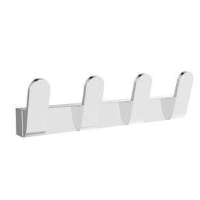 Cabide Quádruplo Mônaco Cromado Jiwi