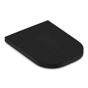 Assento Sanitário Termofixo com Soft Close Gap Black Matte Roca