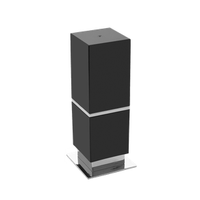 Porta Objetos One/Be Inox Polido/Preto Zen