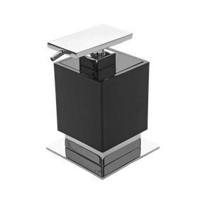 Saboneteira Líquida One Inox Polido/Preto Zen