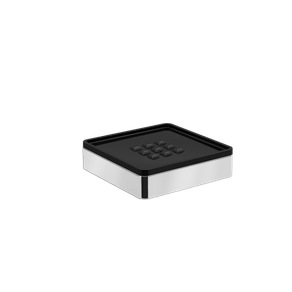 Saboneteira Spirit/Be Inox Polido/Preto Zen