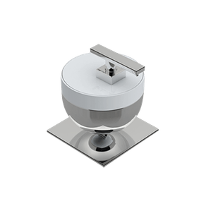 Saboneteira Líquida Woman Inox Polido/Branco Zen