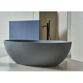 Banheira Oval BM056 Moais Surface® Grey Banhomais