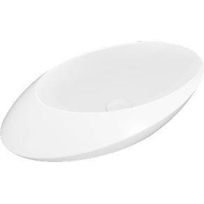 Cuba de Apoio Oval de 53x32x14cm Vulcano Ref. 12.0217.0101A Branco Acqua