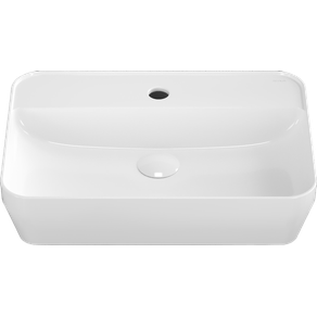 Cuba de Apoio Retangular com Mesa de 50x35x11cm Catena Ref. 12.0116.0101A Branco Acqua