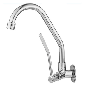 Torneira para Cozinha de Parede com Alavanca Hospitalar 514 Cromado Cemix