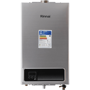 Aquecedor à Gás Digital REU-E150 FEH Gn de 15L Prata Rinnai
