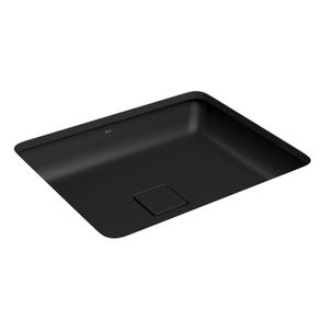 Cuba de Embutir Retangular de 50cm L-33050 Ref. L.33050.94 Ébano Fosco Deca