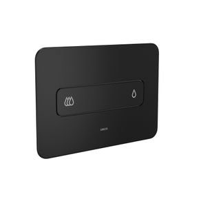 Acabamento para Caixa de Descarga Embutida Quadra Duo 4900.BL01.MT Black Matte Deca